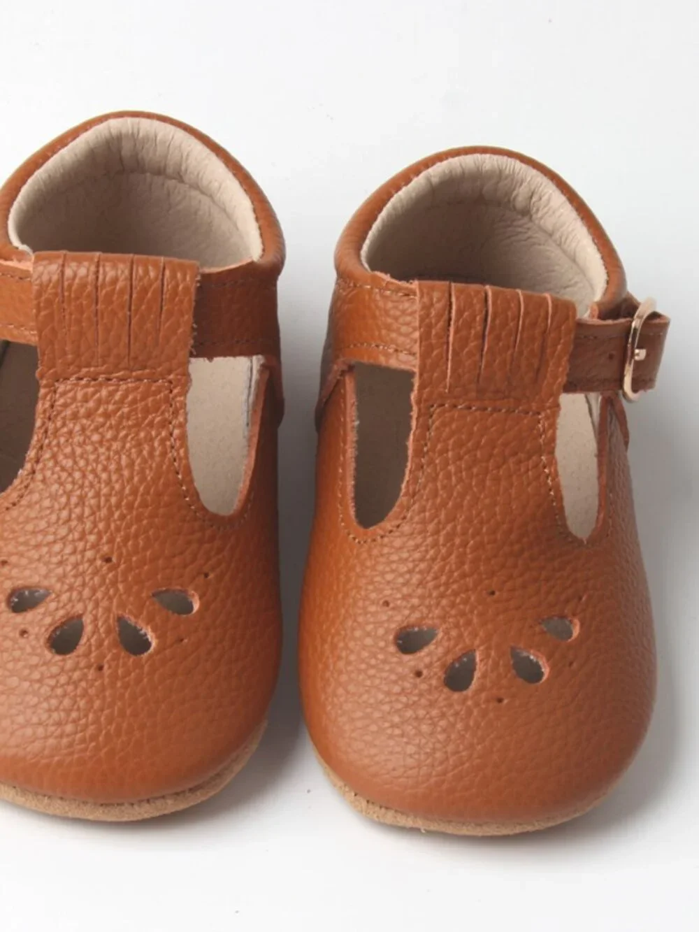 Hook & Loop Toddler Brown Baby Shoes toddler shoes baby moccasins Baby Mary Jane